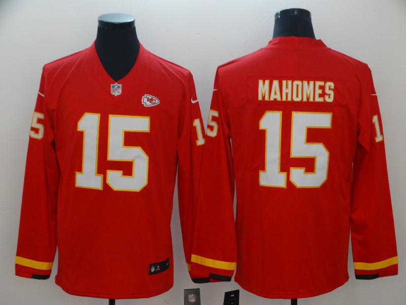 Men's Kansas City Chiefs Patrick Mahomes Red Alternate Jersey
